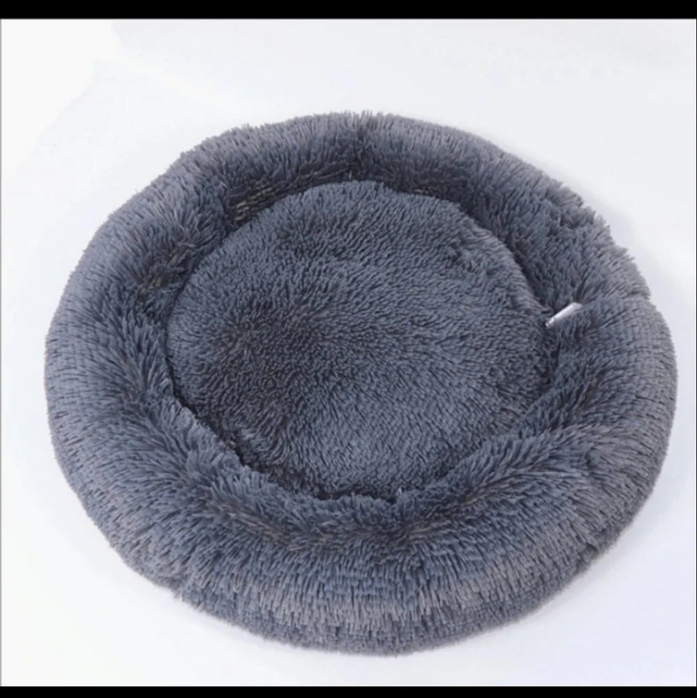 Pets bedding confortable.dark gray color